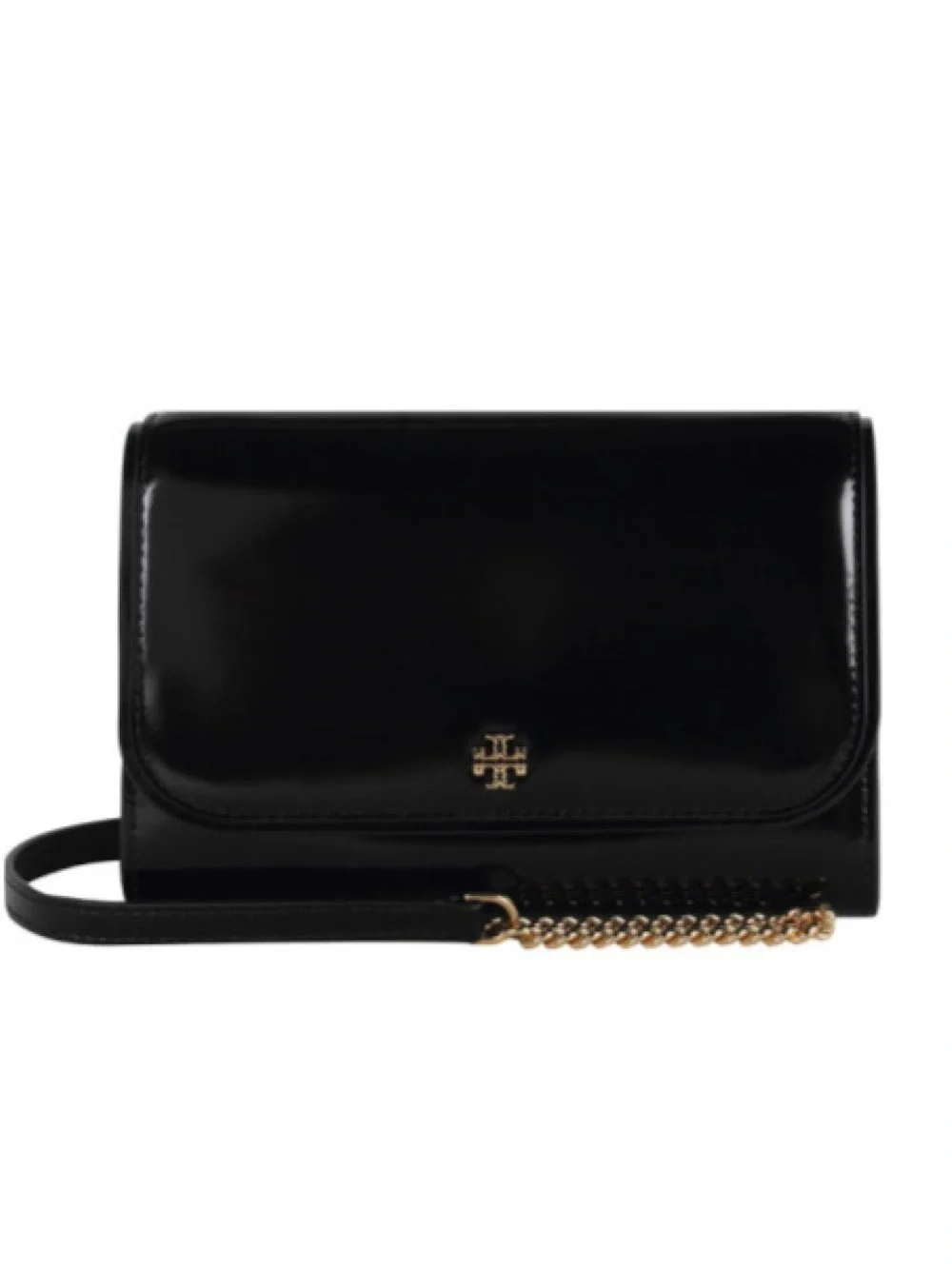 NWT TORY BURCH Emerson Patent Chain Shoulder Bag